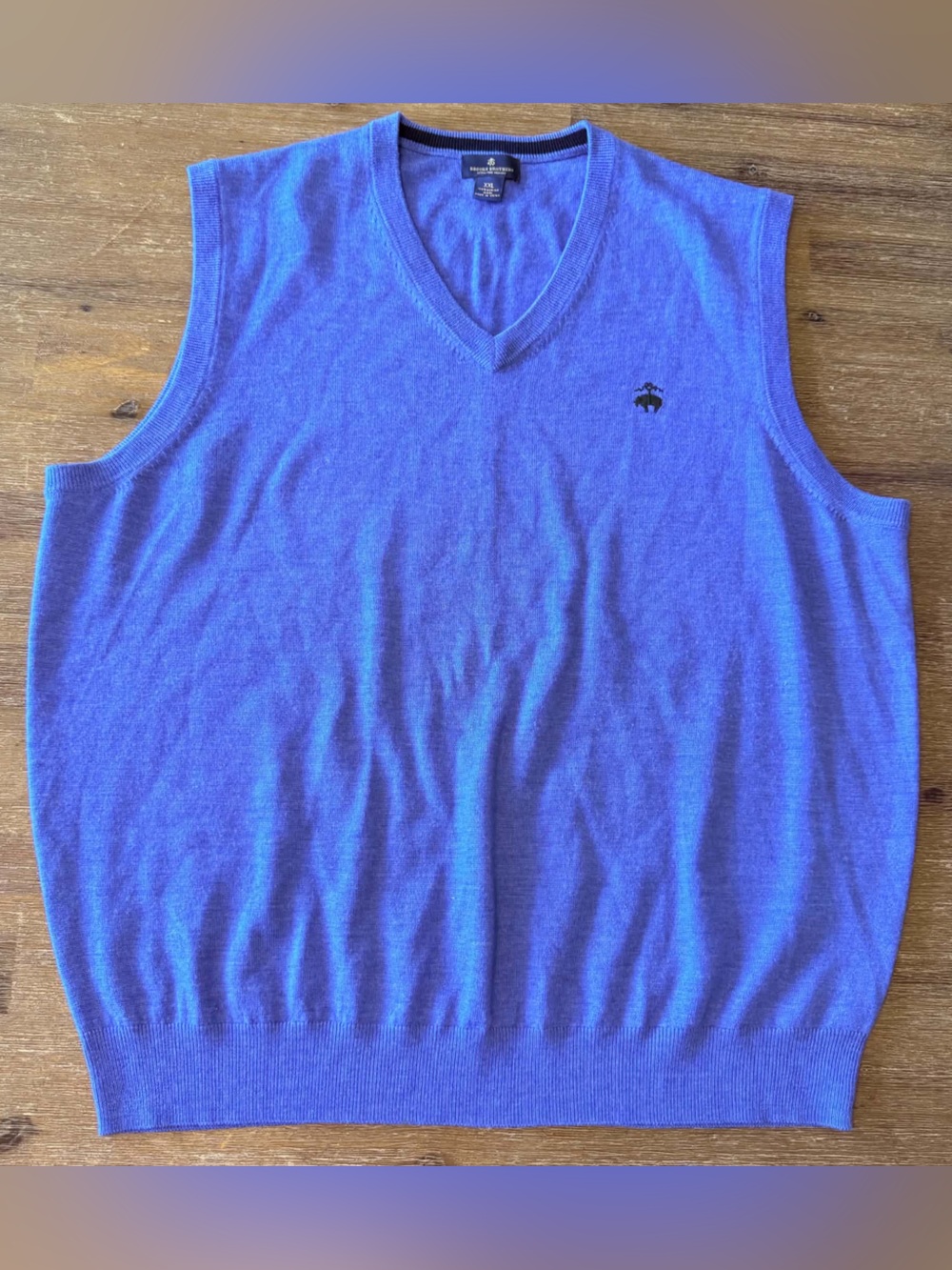 Brooks Brothers EXTRA FINE MERINO Wool Luxury SweaterVest Knit Tank Fall Winter
